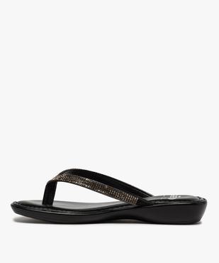 Tongs fille à strass et petit talon compensé vue3 - GEMO (ENFANT) - GEMO