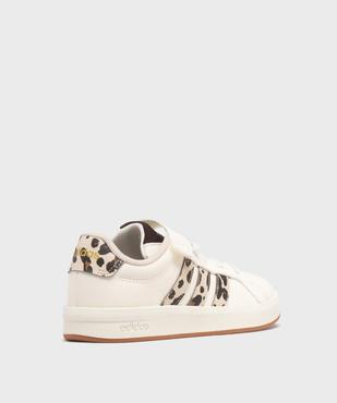 Baskets Grand Court 3.0 à motifs léopard fille - Adidas vue4 - ADIDAS - GEMO