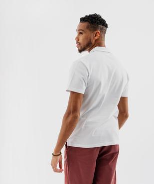 Polo à manches courtes en coton résistant homme vue3 - GEMO (HOMME) - GEMO