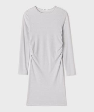 Robe manches longues coupe courte et ajustée en maille pailletée fille vue2 - GEMO (JUNIOR) - GEMO