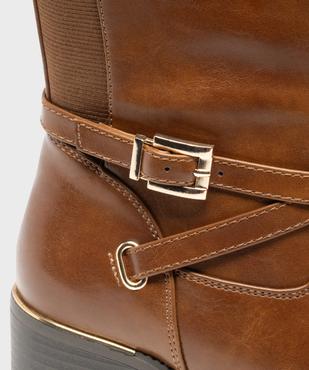 Bottes cavalières doublées avec bride cheville femme - Valentina Baldano vue13 - VALENTINA BALDA - GEMO