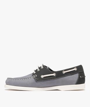 Chaussures bateau bicolore - Tanéo vue4 - TANEO - GEMO