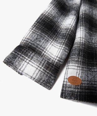 Chemise garçon à carreaux aspect flanelle  vue4 - GEMO (JUNIOR) - GEMO