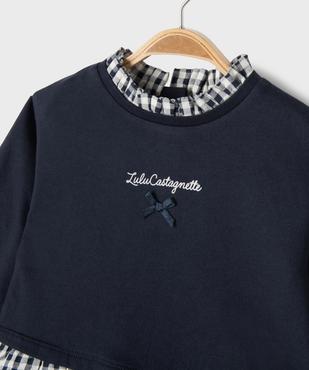 Robe à motif vichy bébé fille - LuluCastagnette vue3 - LULU CASTAGNETTE G4G D - GEMO