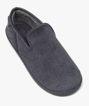 Chausson homme pantoufles en jersey style denim - Isotoner vue5 - ISOTONER - GEMO