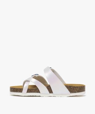 Mules à brides croisées et irisées fille vue3 - LOVELY WINGS GEMO FOR GOOD - GEMO
