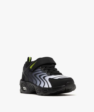 Baskets basses en mesh respirant et scratch garçon vue3 - 5 MILES - GEMO
