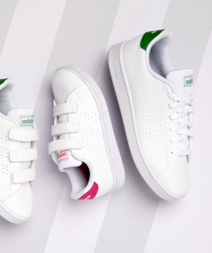 Baskets femme motifs perforés et lacets – Adidas Advantage K vue6 - ADIDAS - GEMO