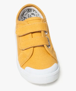 Baskets garçon en toile fermeture double scratch vue5 - GEMO (ENFANT) - GEMO