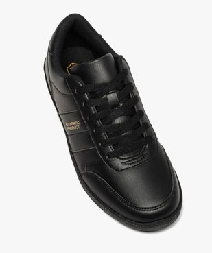 Baskets homme unies à lacets style rétro vue5 - GEMO (SPORTSWR) - GEMO