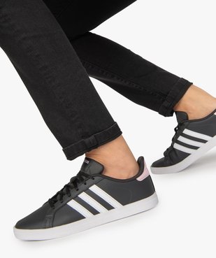 Baskets femme bicolores à lacets – Adidas Courtpoint vue1 - ADIDAS - GEMO