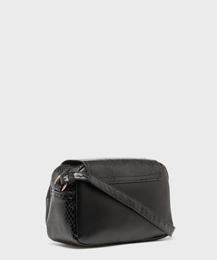 Sac à bandoulière en matière embossée femme vue2 - GEMO (ACCESS) - GEMO