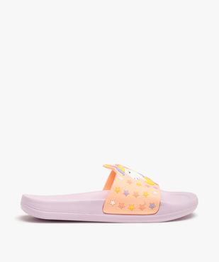 Mules de piscine fille décor licorne vue1 - GEMO (ENFANT) - GEMO