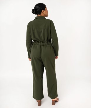 Combinaison pantalon en matière crêpe femme grande taille vue3 - GEMO (G TAILLE) - GEMO