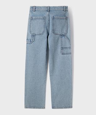 Jean loose charpentier à taille réglable garçon vue4 - GEMO (JUNIOR) - GEMO