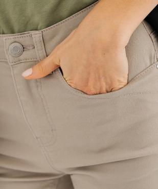 Pantalon coupe Regular taille normale femme vue9 - GEMO 4G FEMME - GEMO