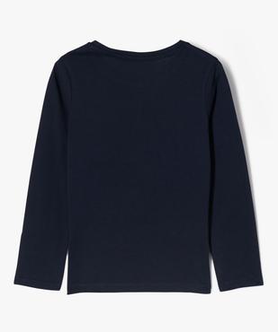 Tee-shirt à manches longues avec motifs girly fille vue3 - GEMO (ENFANT) - GEMO