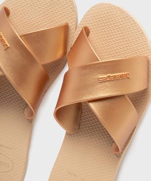 Sandales à brides croisées Aqua Slide femme - Havaianas vue3 - HAVAIANAS - GEMO