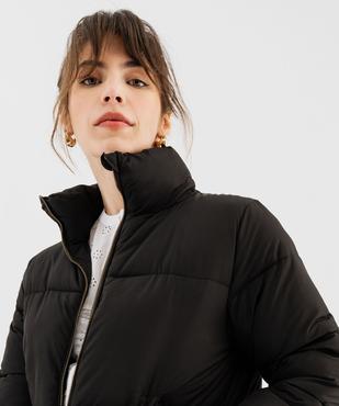 Blouson matelassé avec col montant coupe courte femme vue6 - PREMIER PRIX BY GEMO - GEMO