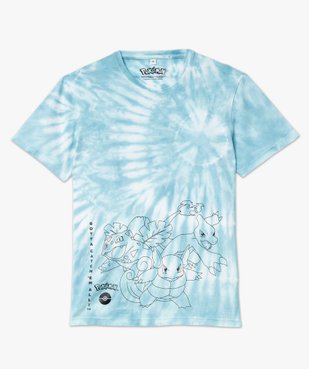 Tee-shirt manches courtes tie-and-dye imprimé homme - Pokémon vue4 - POKEMON - GEMO