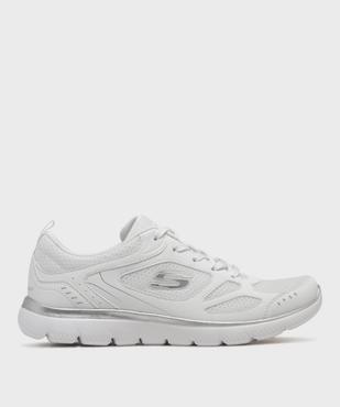 Baskets basses running en mesh Summits femme - Skechers vue1 - SKECHERS - GEMO