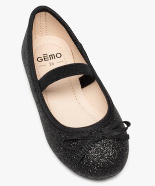 Ballerines fille à paillettes avec bride élastiquée vue5 - GEMO (ENFANT) - GEMO