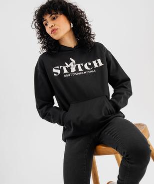 Sweat à capuche imprimé femme - Stitch vue1 - LILO & STITCH - GEMO