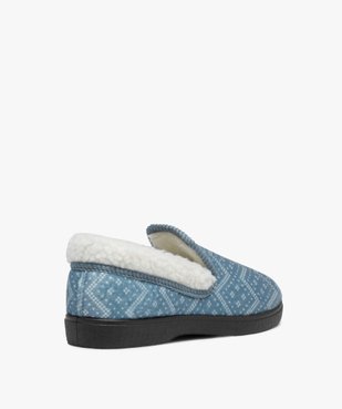 Pantoufles femme à doublure fourrée en sherpa vue4 - GEMO(HOMWR FEM) - GEMO