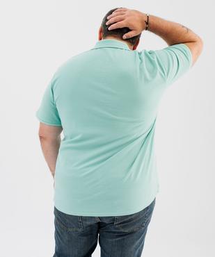Polo à manches courtes en maille piquée homme vue11 - GEMO 4G HOMME - GEMO