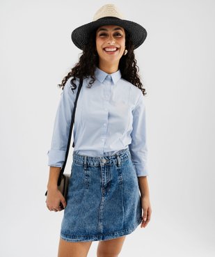 Chemise manches longues cintrée à rayures femme vue2 - GEMO(FEMME PAP) - GEMO