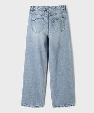 Jean Straight avec taille ajustable fille vue4 - GEMO 4G FILLE - GEMO