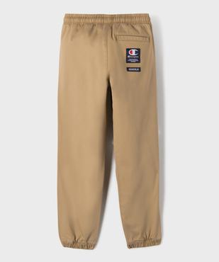Pantalon en coton à taille et chevilles élastiquées garçon - Champion vue1 - CHAMPION USA - GEMO