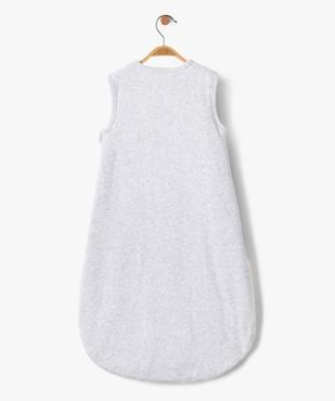 Gigoteuse en velours TOG 2,5 avec motif en maille peluche bébé vue5 - GEMO 4G BEBE - GEMO