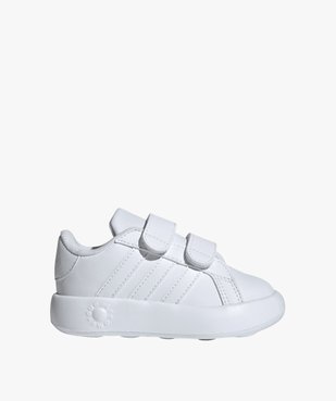 Baskets basses à scratchs et semelle bubblecomfy bébé garçon - Adidas Grand Court  vue1 - ADIDAS - GEMO