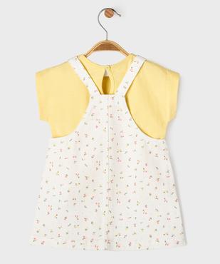 Ensemble 2 pièces robe + tee-shirt bébé fille vue5 - GEMO(BEBE DEBT) - GEMO