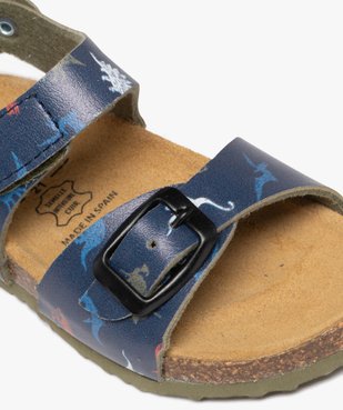 Sandales motif dinosaure avec bride scratch et à boucle bébé garçon  vue6 - BUGGY GEMO FOR GOOD - GEMO