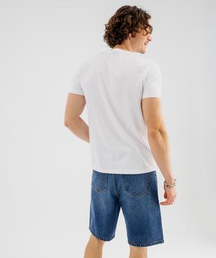 Tee-shirt à manches courtes en jersey de coton imprimé homme - LuluCastagnette et Alizée vue3 - LULU CASTAGNETTE G4G D - GEMO