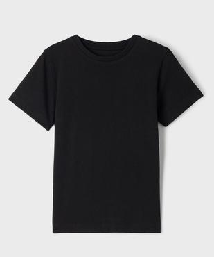 Tee-shirt à manches courtes en coton uni garçon vue1 - GEMO 4G GARCON - GEMO