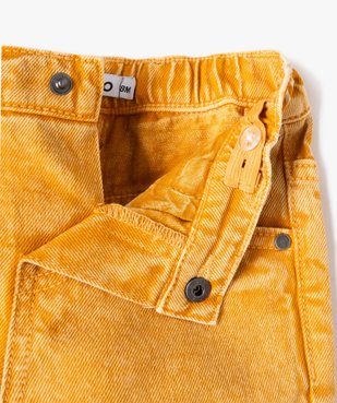 Jean regular en denim coloré bébé garçon vue2 - GEMO(BEBE DEBT) - GEMO