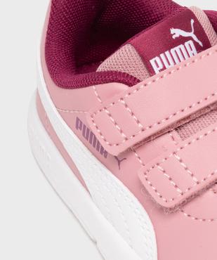 Baskets basses à scratch Courtflex V3 bébé fille - Puma vue6 - PUMA - GEMO