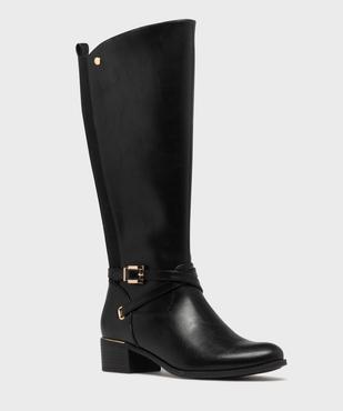 Bottes cavalières doublées avec bride cheville femme - Valentina Baldano vue8 - VALENTINA BALDA - GEMO