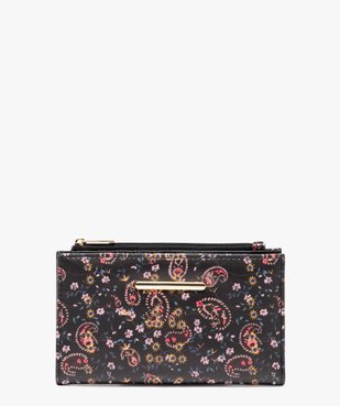 Porte-monnaie à motifs fleuris femme vue1 - GEMO (ACCESS) - GEMO