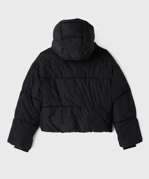 Parka courte et large à capuche fille vue7 - GEMO 4G FILLE - GEMO