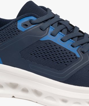 Baskets homme en mesh ultra-légères avec semelle à cavités vue7 - ATHLETIC GEMO FOR GOOD - GEMO