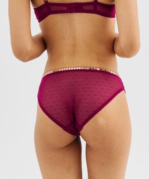 Culottes en dentelle et tulle femme (lot de 2) vue2 - GEMO(HOMWR FEM) - GEMO