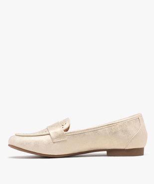 Mocassins avec dessus métallisé femme - Valentina Baldano vue4 - VALENTINA BALDA - GEMO