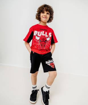 Bermuda de sport garçon - Chicago Bulls vue1 - NBA - GEMO