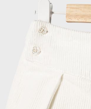 Short ample en velours côtelé extensible bébé fille - LuluCastagnette vue2 - LULUCASTAGNETTE - GEMO