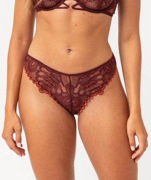 Tanga en dentelle femme vue1 - GEMO(HOMWR FEM) - GEMO