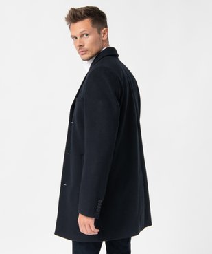 Manteau homme court fermeture 3 boutons vue3 - GEMO (HOMME) - GEMO
